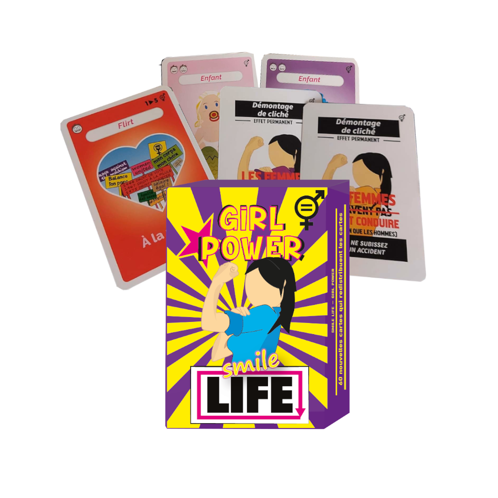Extension Girl Power Pour Le Jeu Smile Life | 60 Nouvelles Cartes, Thème Féminin, 12 Ans Et Plus